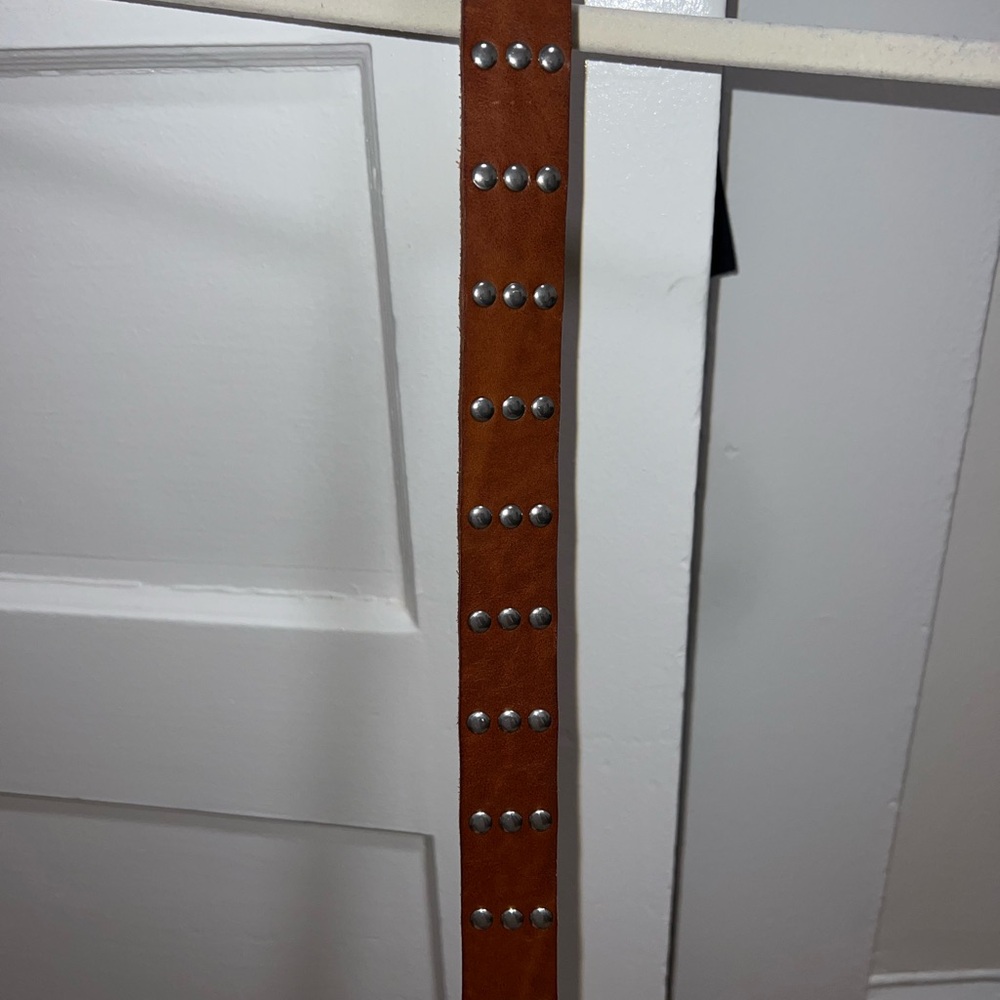Mango Brown Studded Belt